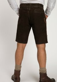 JP1880 LEDERHOSE KURZ TRACHT - Shorts - dark brown