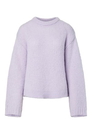 Pieces, PCDORTHEA LS CHUNKY KNIT NOOS BC - Πουλόβερ - pastel lilac melange