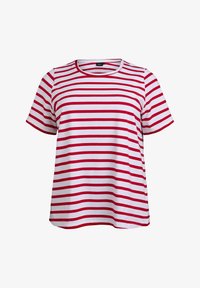 Valgt, urban red b w stripe