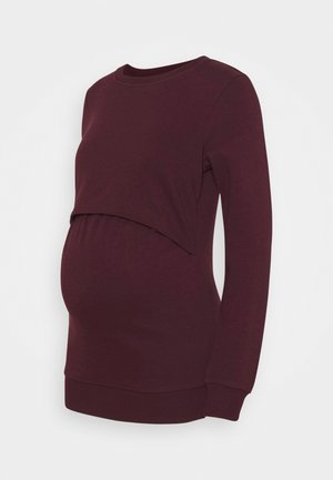 NURSING - Sweatshirt - Sweatshirt - bordeaux