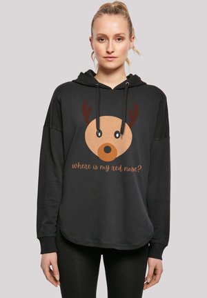 RED NOSE WEIHNACHTEN - Kapuzenpullover - black