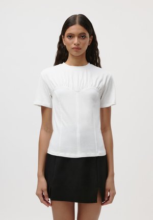 NINA - T-shirt basic - blanc de blanc
