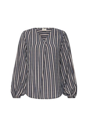 Fransa, FRARIANA BL - Blouse - salute tobacco stripe