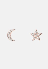 Singularu Moon & Star - Pendientes - oro rosa