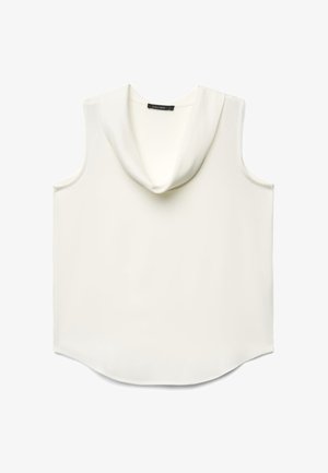 Calliope, CANOTTA TINTA UNITA - Blouse - bianco lana