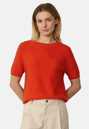 MIT KURZEN RAGLANÄRMELN - T-shirt basique - rot