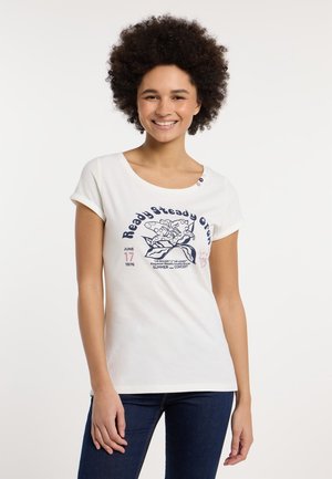 T-Shirt print - white
