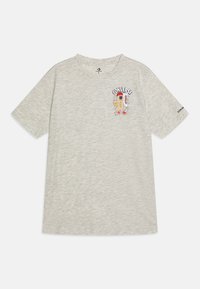 Converse WINTER HOLIDAY TEE - Nyomott mintás póló - grey heather
