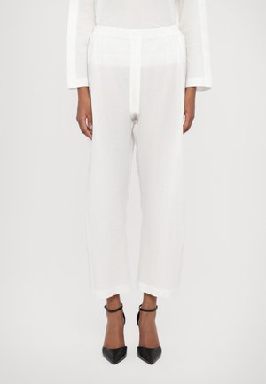 SPLIT PANTS - Bukse - white