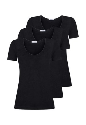 3 PACK - Maglietta intima - nero