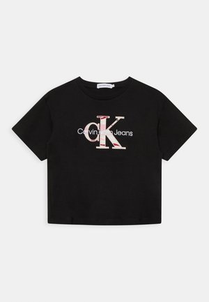 POLAROID MONOGRAM - Triko s potiskem - ck black