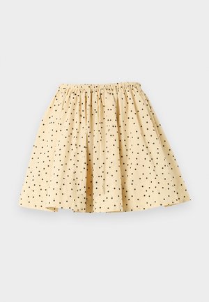 RAPHEO - Miniszoknya - light yellow/black