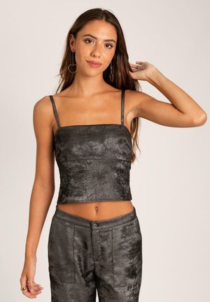THE-ARE CON TIRANTES Y ESPALDA ABIERTA - Top - silver