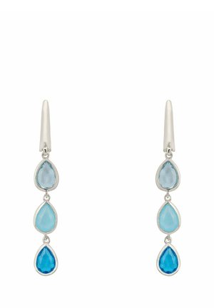SARDINIA TRIPLE TEARDROP - Orecchini - blue