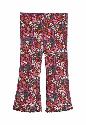 Next FLARE LEGGINGS - Legging (type pantalon) - choco ditsy