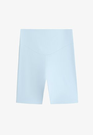 OYSHO, COMFORTLUX HIGH-RISE 20CM BIKER LEGGINGS 30586226 - Leggings - light blue