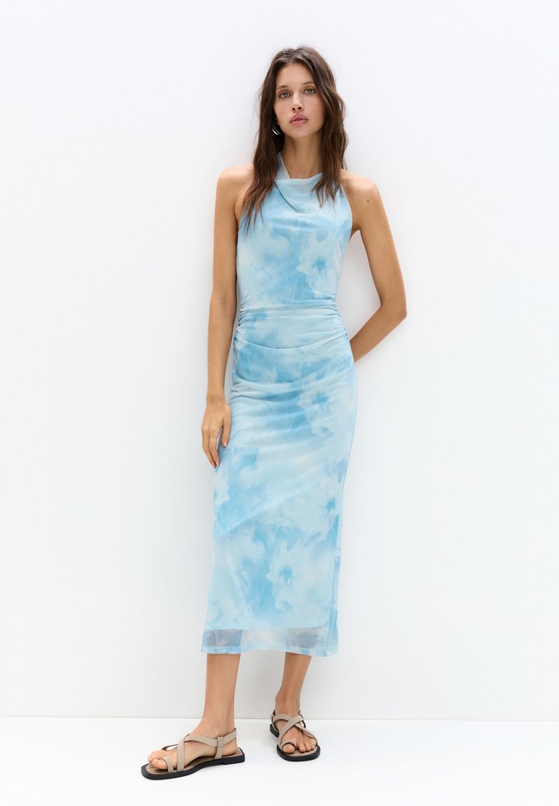 PULL&BEAR - Day dress - mottled blue, Enlarge