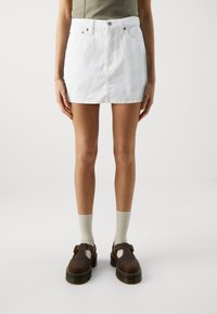 Abercrombie & Fitch - SKIRT  - Minikjol - white Miniatyrbild 1