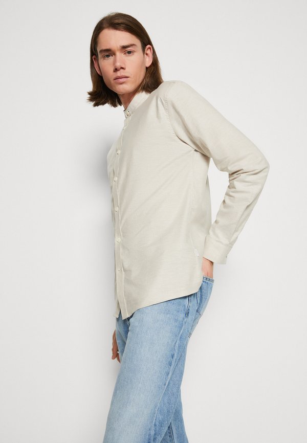 OXFORD MANDERIN SUPERFLEX  - Shirt - light sand mix2