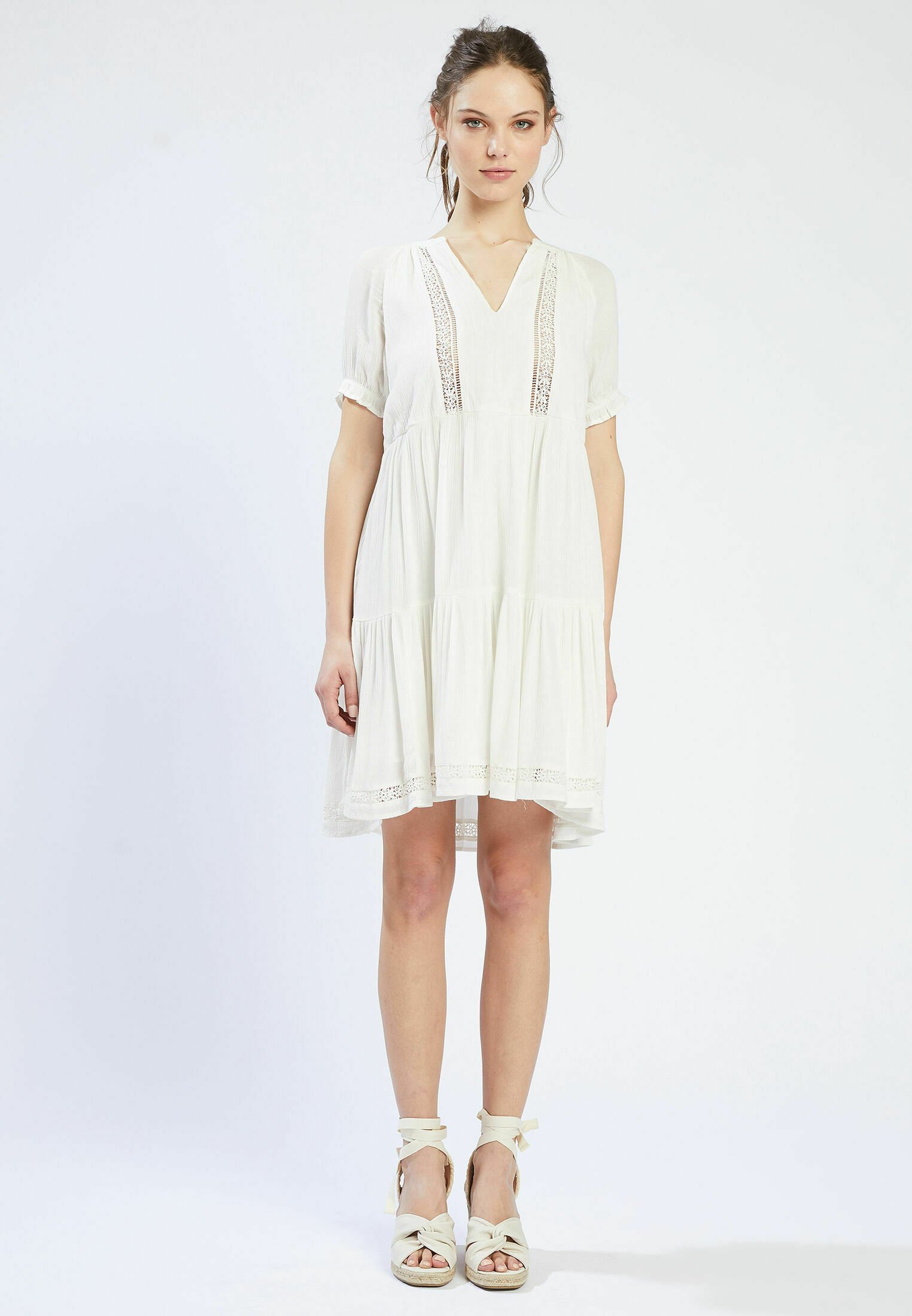 Pimkie Freizeitkleid - weiß - Zalando.de