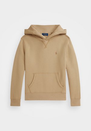FLEECE HOODIE UNISEX - Jersey con capucha - vintage khaki