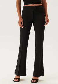 SOFT - Tygbyxor - black
