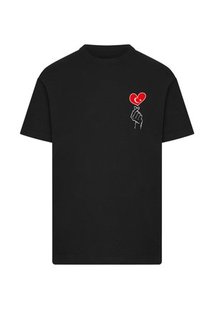 Mister Tee, LOVE TÜRKIYE SIGN TEE - Printtipaita - black