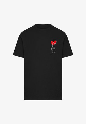 Mister Tee, LOVE TÜRKIYE SIGN TEE - Printtipaita - black