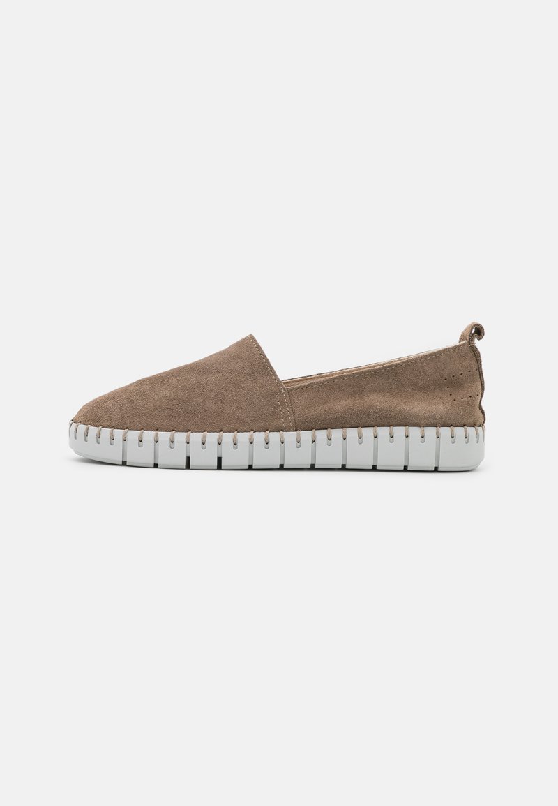 Damen Sneaker | Shabbies Amsterdam Slipper taupe - MH88242 Damen Sneaker | Shabbies Amsterdam Slipper taupe - MH88242