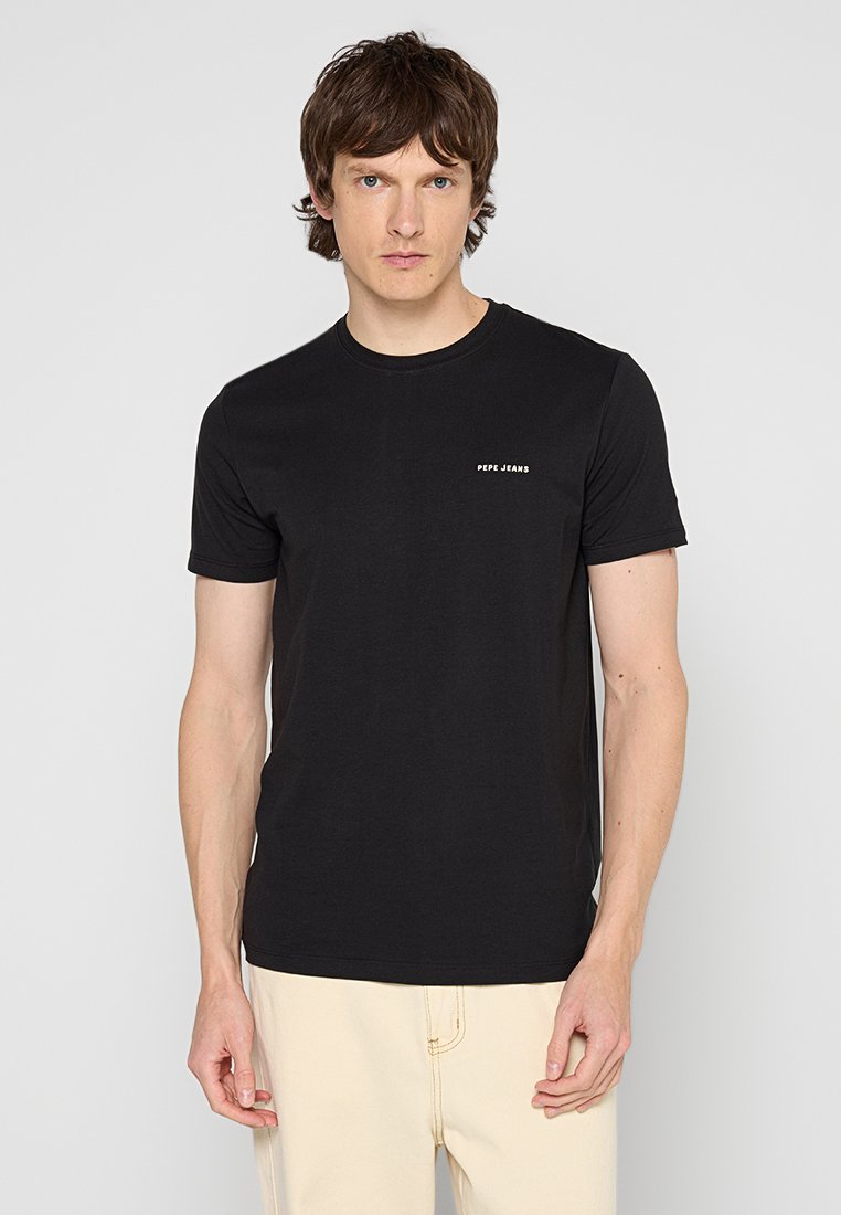 Pepe Jeans T-shirt basic zwart