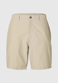 SLHREGULAR KARL SEERSUCKER - Pantaloni scurți - pure cashmere
