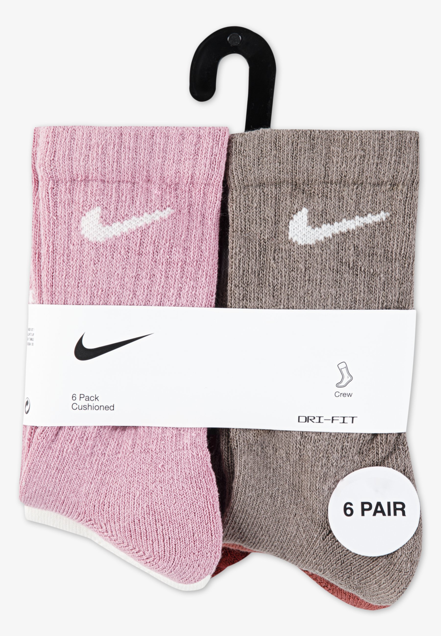 pink nike dri fit socks