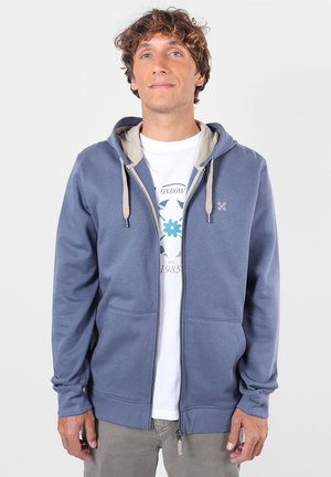 Oxbow, SALET - Sweat zippé - vintage indigo