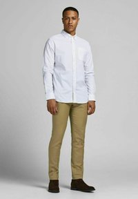 Jack & Jones PREMIUM JPRSOLARIS  NOOS - Nohavice - dark coat khaki