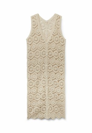 Calzedonia, CROCHET MAXI GILET - Blouse - white