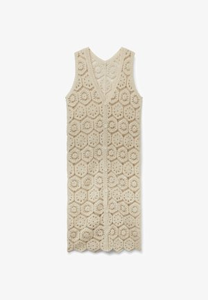 Calzedonia, CROCHET MAXI GILET - Blouse - white