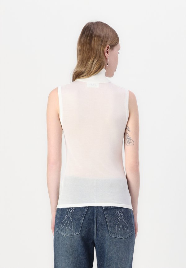 NIMA SHINY SLEEVELESS NECK  - Top - vanilla2