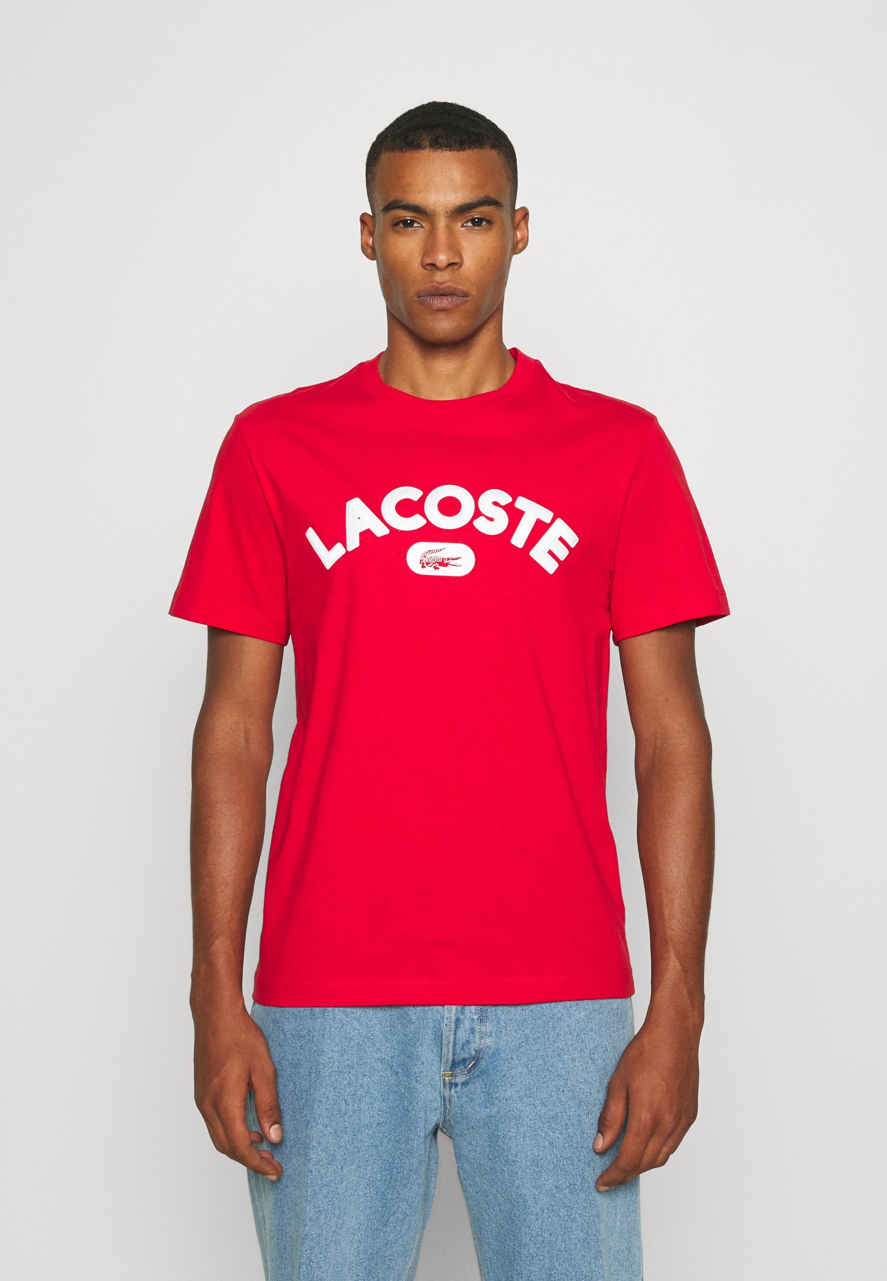 tshirt lacoste rouge