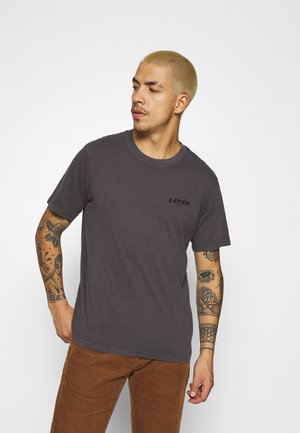 RELAXED FIT TEE - T-shirt med print - anthracite/black