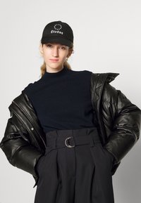 pure cashmere MOCKNECK - Camisola - dark navy