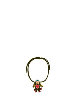 MASCARA BORDADA  - Collar - verde