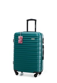 WITTCHEN MEDIUM SUITCASE WITH LUGGAGE TAG FROM ABS - Kufr - green