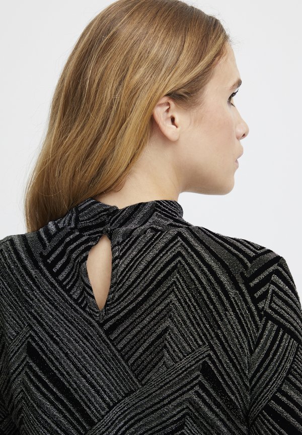 PZCavila - Long sleeved top - silver glitter2