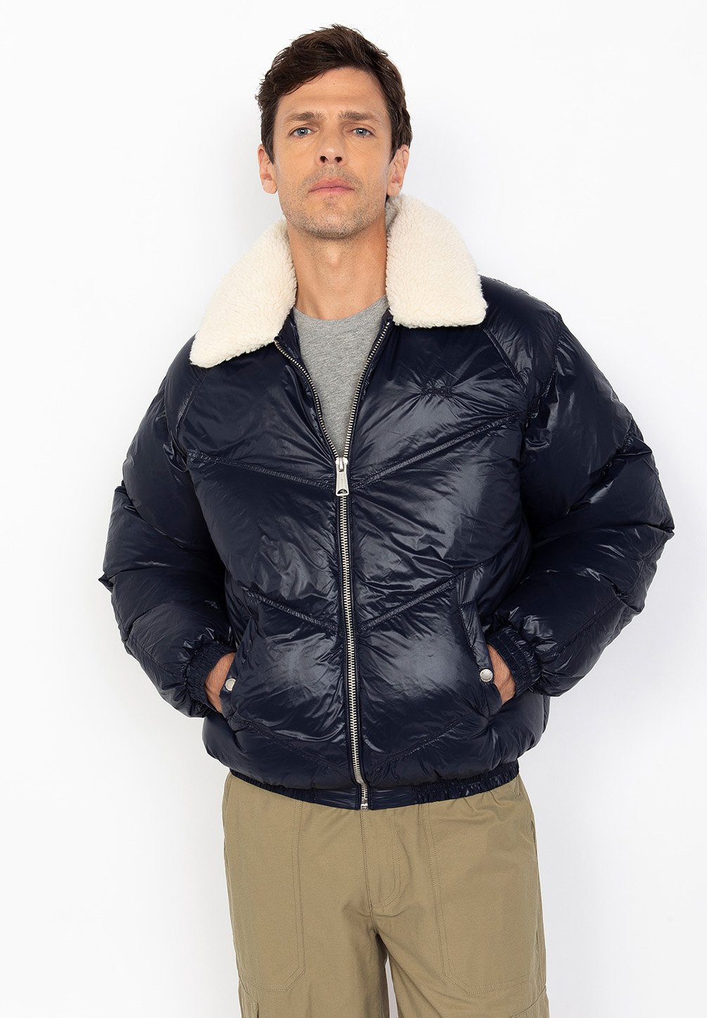 Schott Winter jacket navy/dark blue