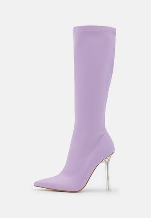 GARNER - Kozaky na vysokm podpatku - lilac