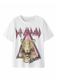 DEF LEPPARD - Trükipildiga T-särk - bright white