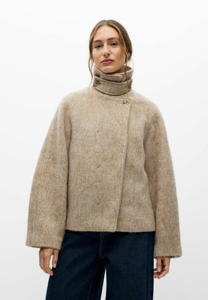 Object, SHORT JACKET HIGH NECK - Veste d'hiver - humus