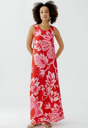 Maxi dress - red rose