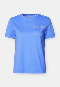 SHIELD  - Print T-shirt - greece blue