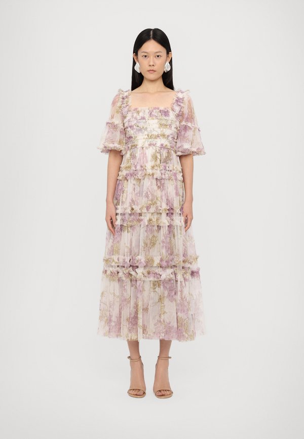 WISTERIA FANTASY SMOCKED GOWN - Occasion wear - exclusive moonshine